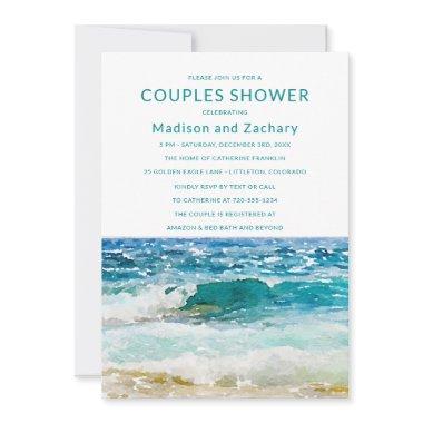 Tropical Beach Wedding Couples Shower