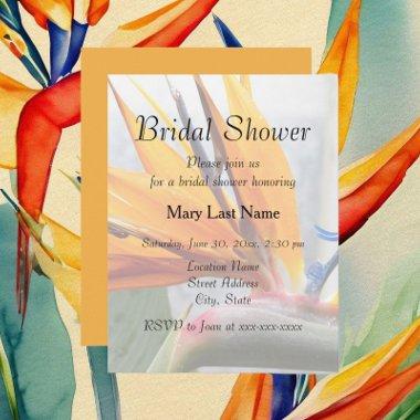 Tropical Bird of Paradise Floral