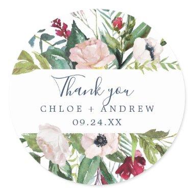 Tropical Breeze Thank You Favor Sticker