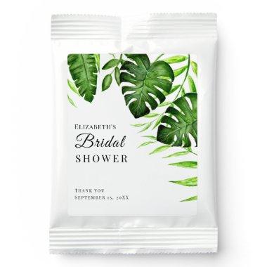 Tropical  Greenery Script Watercolor Lemonade Drink Mix