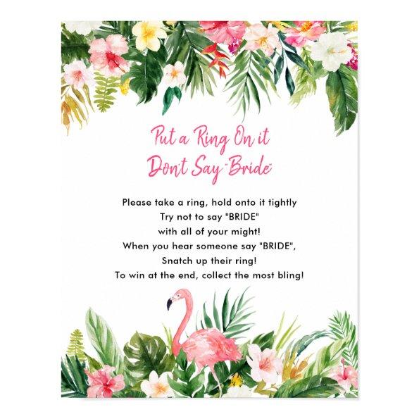 Tropical  Ring Game  Poster