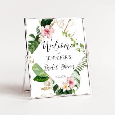 Tropical  welcome sign