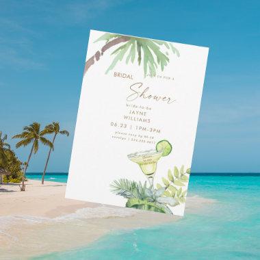 Tropical Cheers Margarita Bridal Shower Invitations