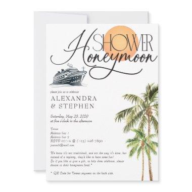 Tropical Cruise Honeymoon Fund Couples Shower