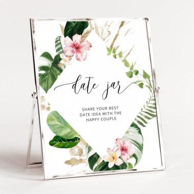 Tropical date night ideas. Date jar  Poster
