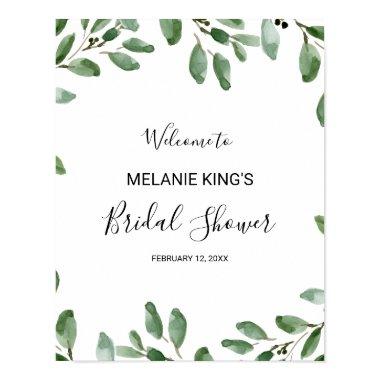 Tropical Eucalyptus  Welcome Poster