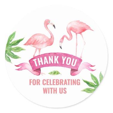 Tropical Flamingo Sticker