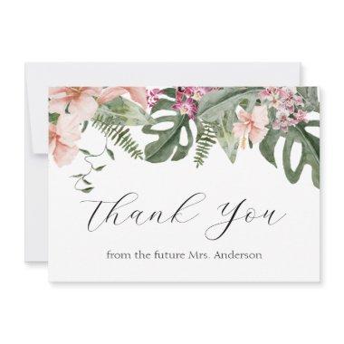 Tropical Floral  Thank You