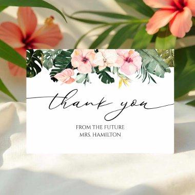 Tropical Floral  Thank You