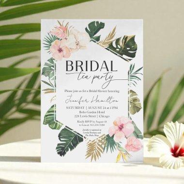 Tropical Floral Bridal tea Party