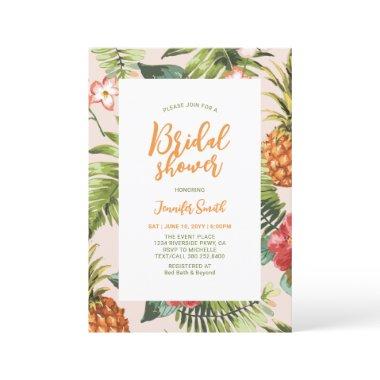 Tropical Floral Bridal Wedding Shower