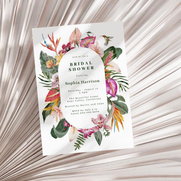 Tropical Floral Frame