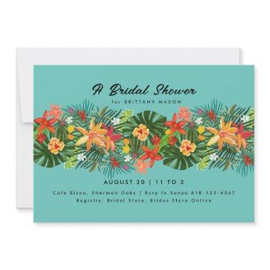 Tropical Floral Palm