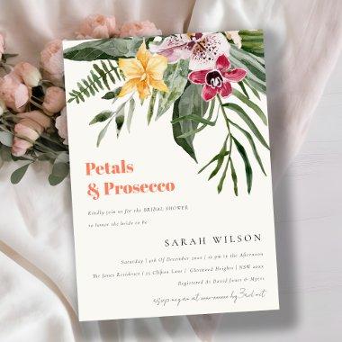 Tropical Floral Petals & Prosecco