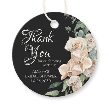 Tropical Floral Watercolor  Thank You Favor Tags