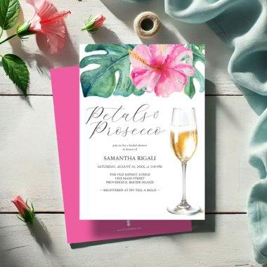 Tropical Flower Petals & Prosecco