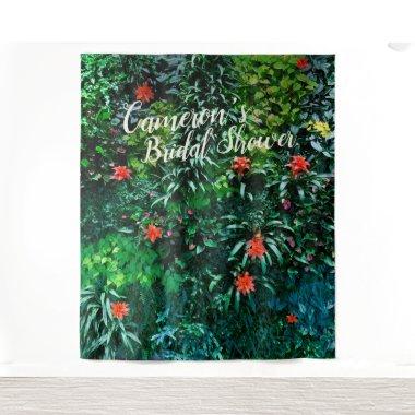 Tropical Flowers Island  Backdrop