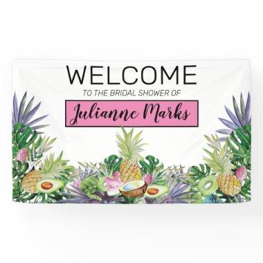 Tropical Fruit | Greenery Summer  Banner