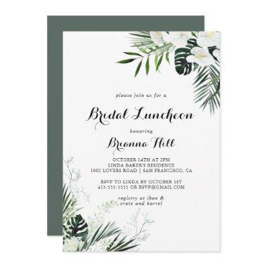 Tropical Greenery Bridal Luncheon