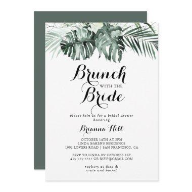 Tropical Greenery Brunch with the Bride Shower