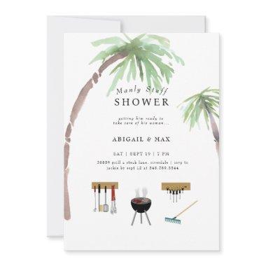 Tropical Honey Do Couples Wedding Shower Invitatio