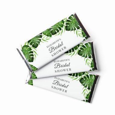 Tropical Jungle Bridal Shower Personalized Modern Hershey Bar Favors