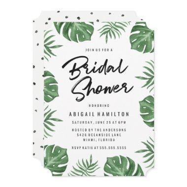 Tropical Leaves | Bridal Shower Invitations