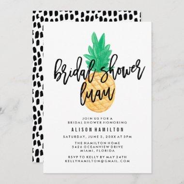 Tropical Luau Bridal Shower Invitations