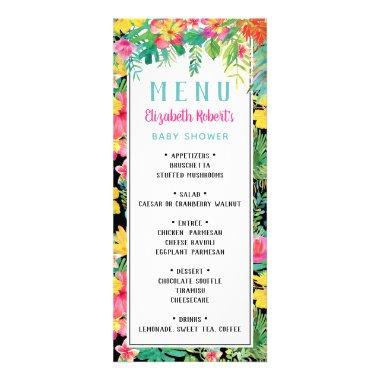 Tropical Luau Menu , BOHO