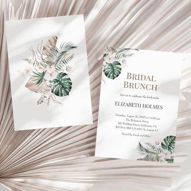Tropical Orchid Monstera Bridal Brunch