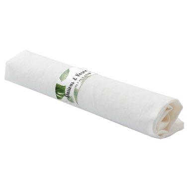 Tropical Palm  Wedding Reception Napkin Bands