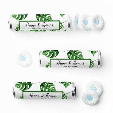 Tropical Palm Leaf Destination Wedding Lip Balm Br Breath Savers® Mints