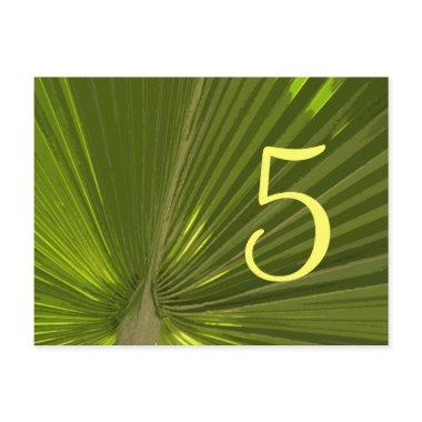 Tropical Palm Table Number