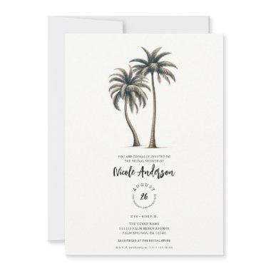 Tropical Palm Tree Rustic Coastal