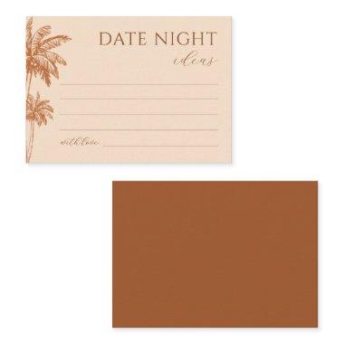 Tropical Palm Tree Terracotta Date Night Ideas Enclosure Invitations