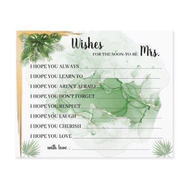 Tropical Palm Wishes for Soon tobe Mrs Shower  Flyer