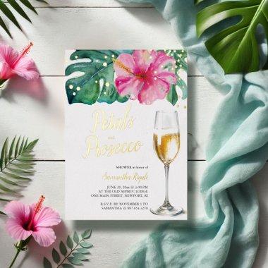 Tropical Petals and Prosecco  Foil