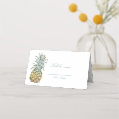 Tropical Pineapple Wedding Table Number Seating Place Invitations