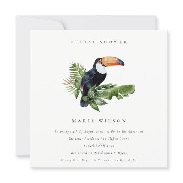 Tropical Rainforest Toucan  Invite