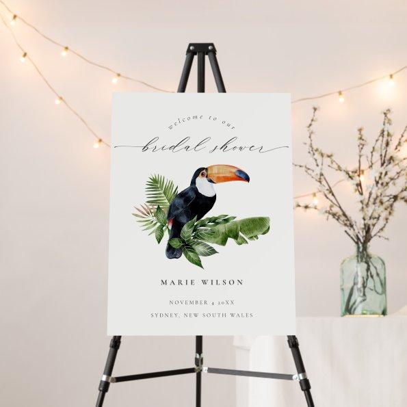 Tropical Rainforest Toucan  Welcome Foam Board