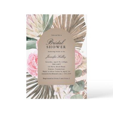 Tropical Roses, Framed Arch Boho