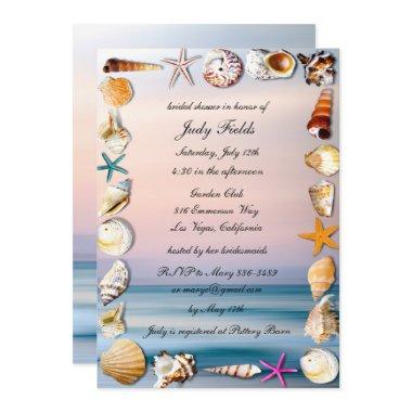 Tropical Sandy Beach And Seashells