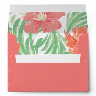 Tropical Soiree Flamingo Pink Envelope