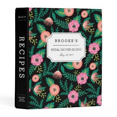 Tropical Summer Blooms  Recipe Mini Binder