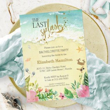 Tropical The last splash Bachelorette Party