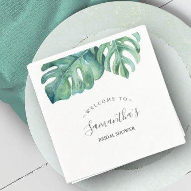 Tropical Theme  Palm Leaves Napkins