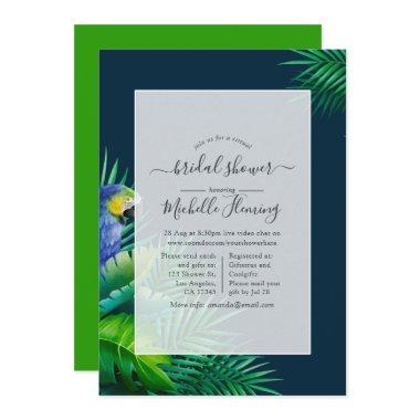 Tropical Virtual Shower Invitations