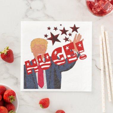 Trump HUGE Celebration Milestone Party Paper Dinner Napkins