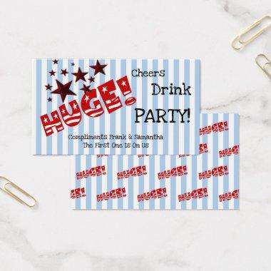 Trump HUGE Celebration Party Drink Ticket Vouchers