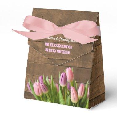 Tulips & Barnwood Bridal Shower Favor Box